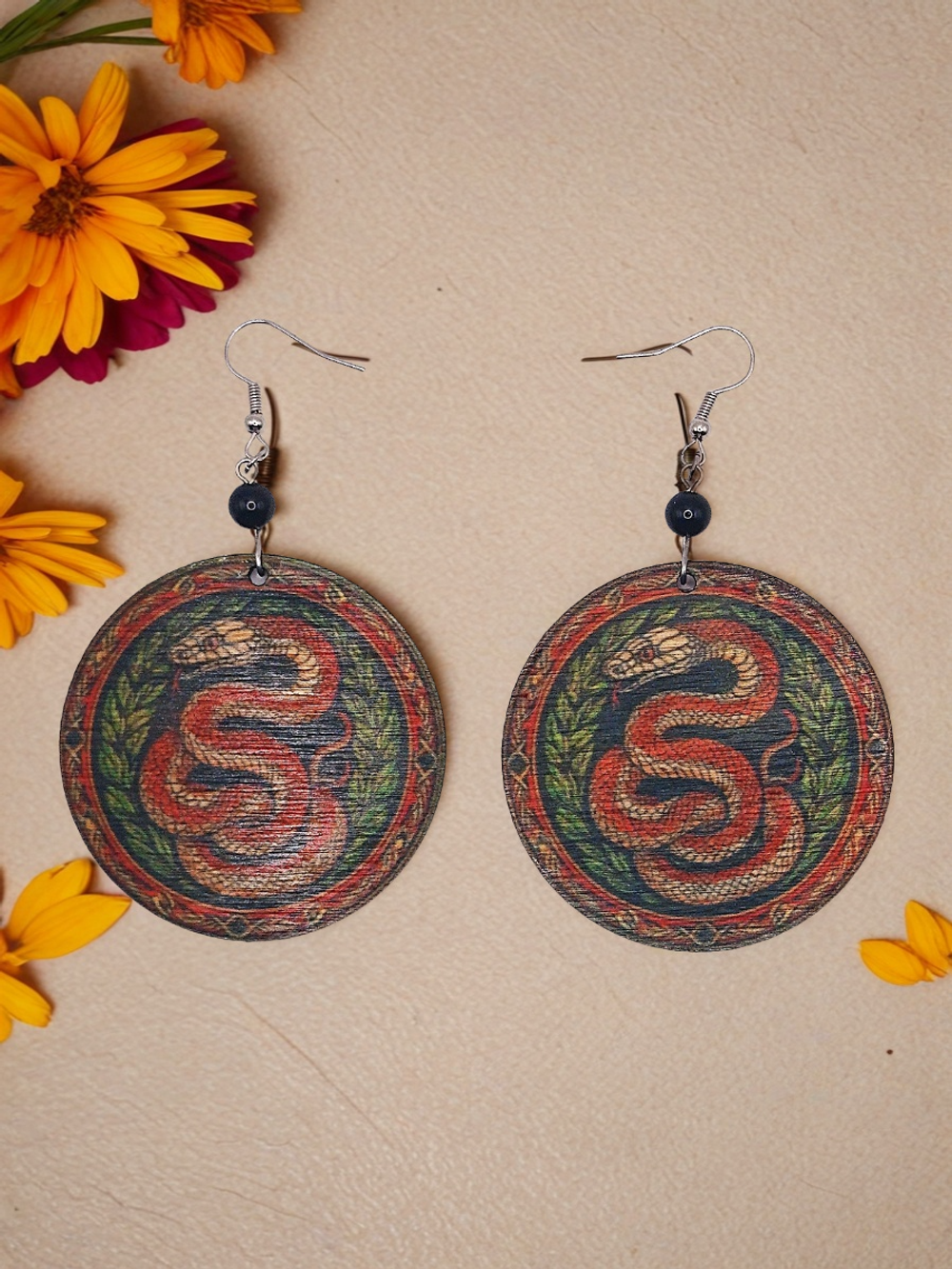 Серьги Змея