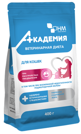 Ветдиета Академия для кошек при расстройствах пищеварения 400гр.