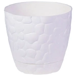 Кашпо КАМНИ D150мм 1,4л Белый 0,128,147х0,147м