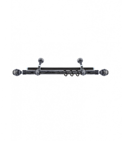 Карниз круглый Legrand Валанс 2-х  рядный 2400 мм