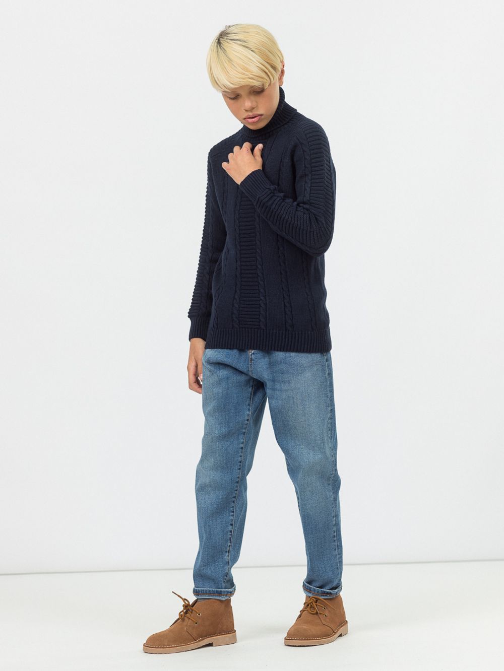 Джемпер для мальчика AT440 синий