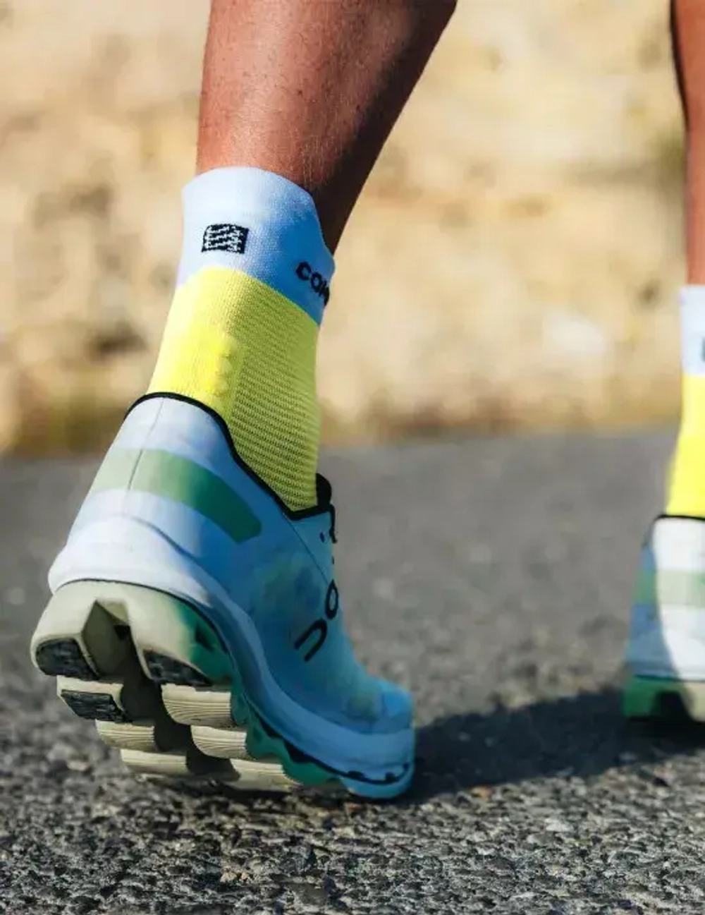 Носки V4 Run Hi Safe Yellow White