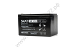 SKAT SB 1212 АКБ свинцово-кислотная тип AGM 12V 12Ач Iзар.3,6 А, ножевые клеммы