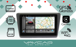 Магнитола для Skoda Rapid 2012-2020 - Vaycar VA65-3032-2K на Android 13, 8-ядер, 2K QLED, ТОП процессор, CarPlay, 4G SIM-слот