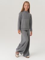 Водолазка в школу для девочки AT743  серый
