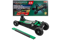 Домкрат гидравлический RF-T830018ZMT подкатной 3,5т (h min 155мм.h max 710мм) ROCKFORCE