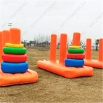 Надувная командная игра "Набрось кольцо", 4*2*2 м