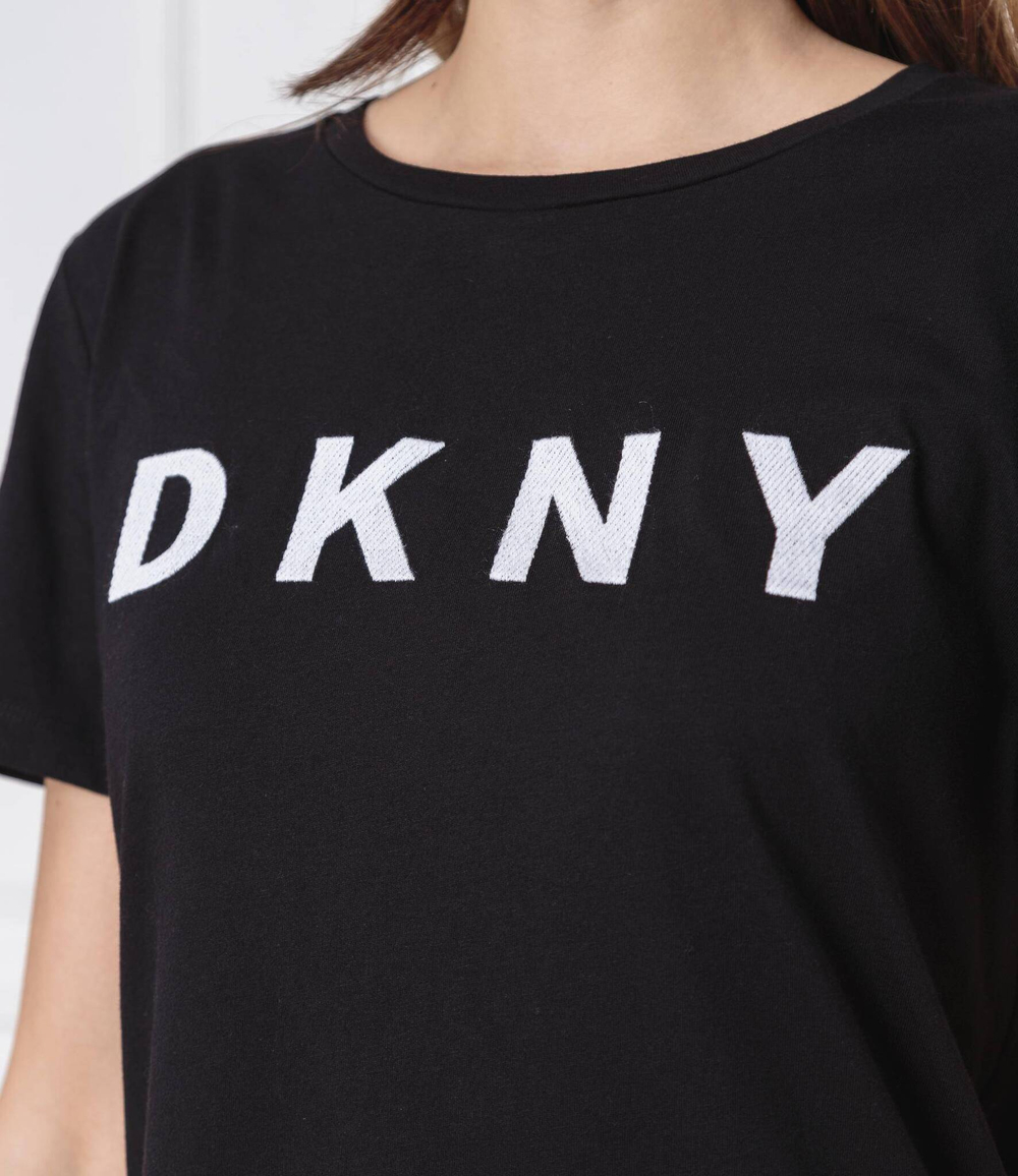 Футболка LOGO TEE DKNY - черный(W3276CNA)