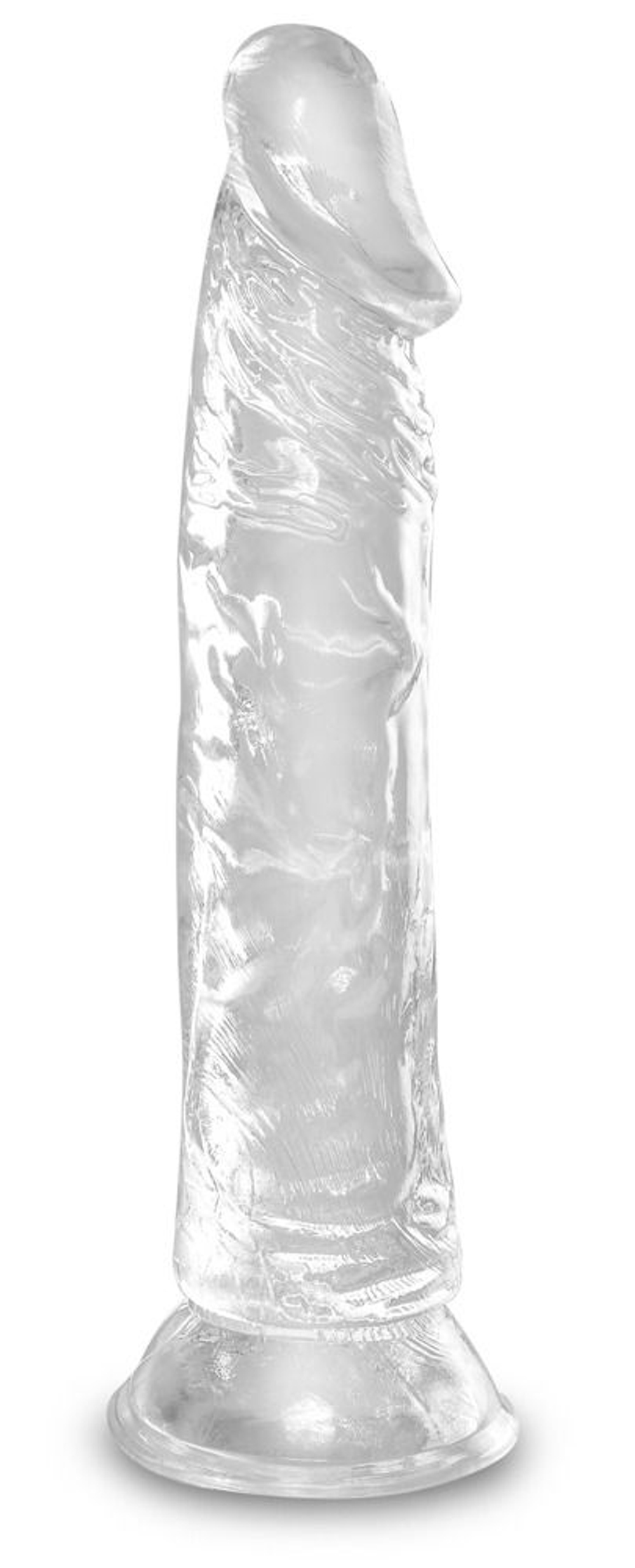 Прозрачный фаллоимитатор 8 Inch Dildo - 21,8 см. (Цвет: прозрачный)