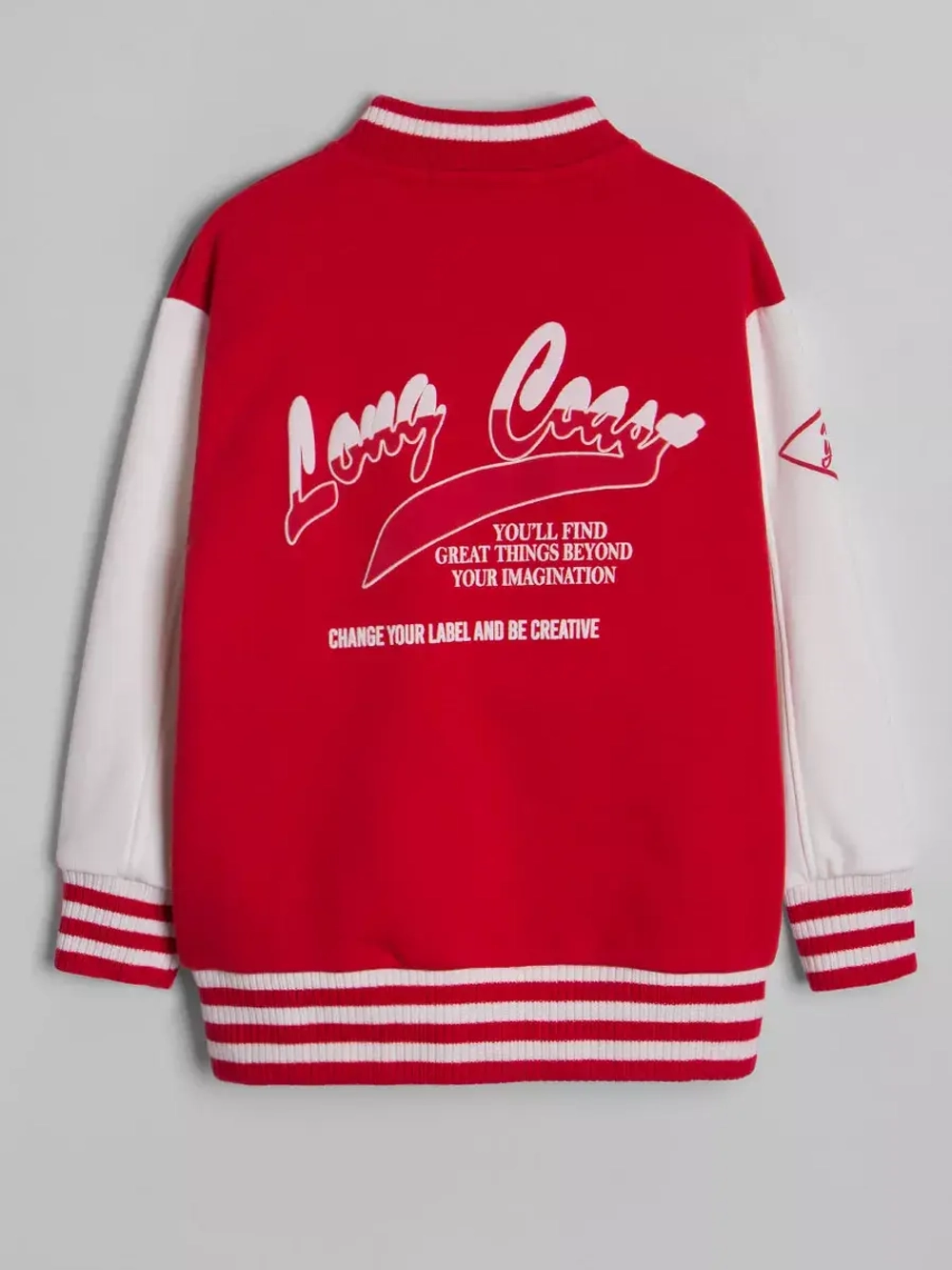 Красный бомбер для школы и сада