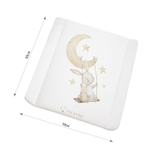 Матрас для пеленания Зайка цвет белый