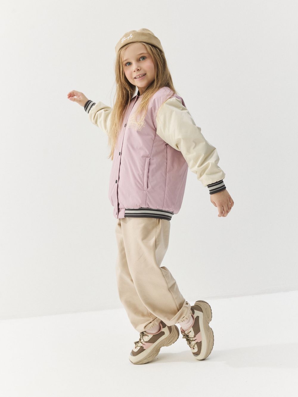 Бомбер с утеплителем "Роза"