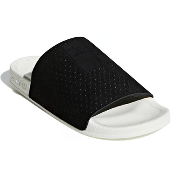 Adidas Originals Adilette Luxe 'Black White'