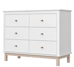 Комод Classic 6 ящиков (белый)