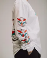 Лонгслив Подполье Sick World белый