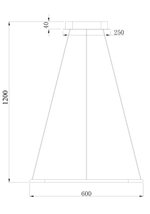 Подвесной светодиодный светильник,  45Вт