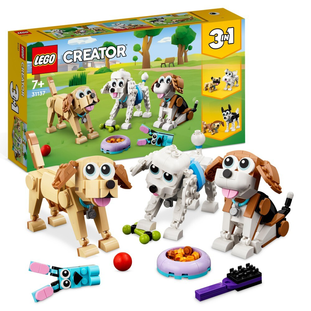 LEGO Creator — Милые собачки 3 в 1 31137 / артикул   31137  / GTIN 5702017415901