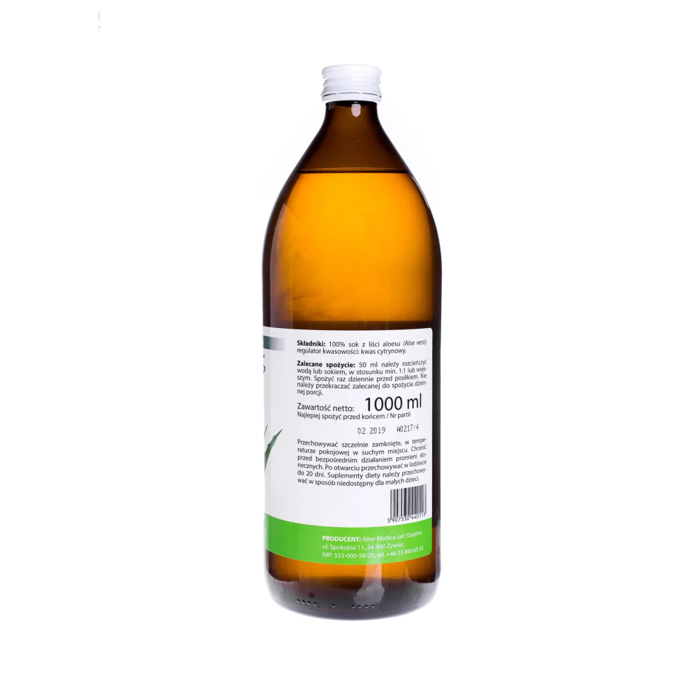 Altermedica Aloe Vera 100% сок алоэ вера, 1000 мл