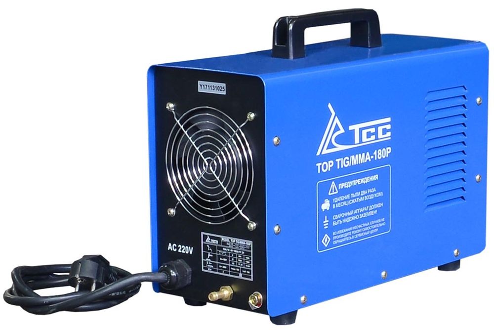 Аппарат аргонодуговой сварки TSS TOP TIG/MMA-180P - [220В / 10-180А]