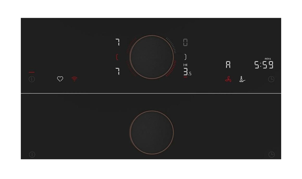 Индукционная стеклокерамич. панель Neff V68PYX4C0 (шайба flex design, с вытяжкой)