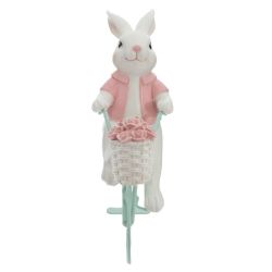 GAEM Фигурка декоративная "Заяц на велосипеде", L17,5 W6 H19,5 см