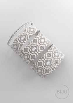 Схема PEYOTE, Схема браслета мозаичное плетение, узор из Miyuki Delica 11/0, файл PDF, №218