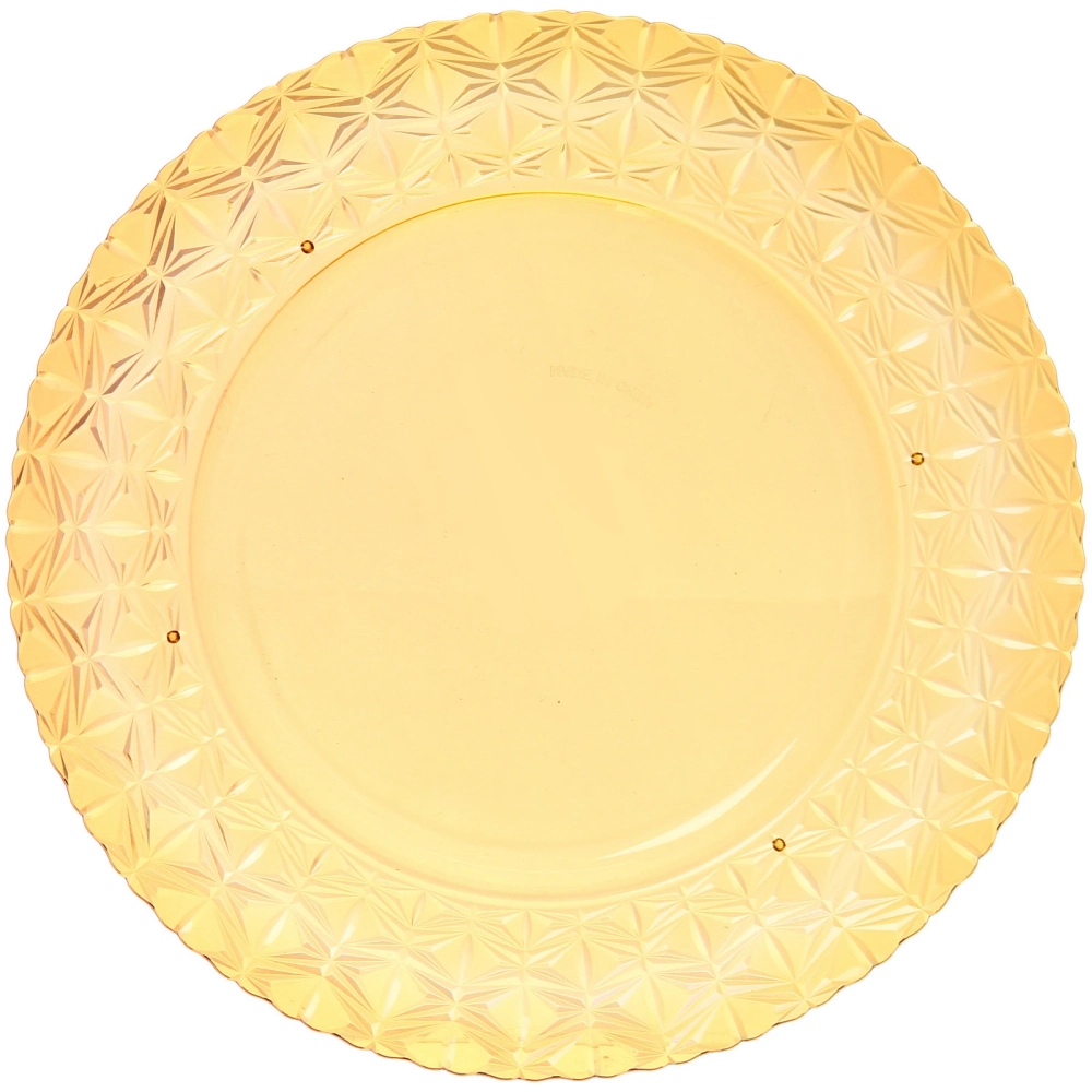 Поднос пластиковый «Кристалл» 33см узор