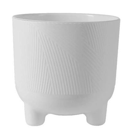 Горшок для цветов "Фита" 4,3л белый(с дренажной вставкой)