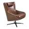 Крутящееся кресло Angel Cerda 5044, коричневая кожа