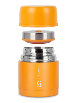 Термос для еды Relaxika 301 (0,5 литра), желтый