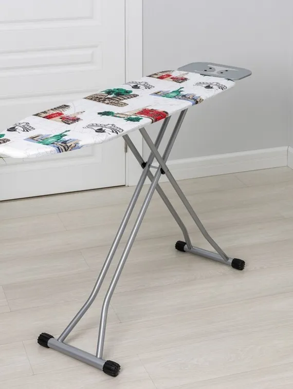 Доска гладильная Dogrular «Сити», 110×33 см, регулируемая высота до 90 см