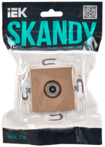 SKANDY Розетка TV проходная SK-A17Sa песочный IEK