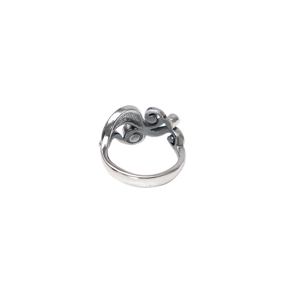"Трезини" кольцо в серебряном покрытии из коллекции "Архитектура" от Jenavi