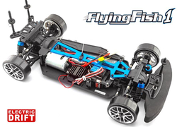 Радиоуправляемый автомобиль для дрифта HSP Flying Fish 1 - 1:10 4WD - 94103-SP1 , обновленные привода модель 2024г