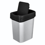 Контейнер для мусора "metal bin" 25л (черный)