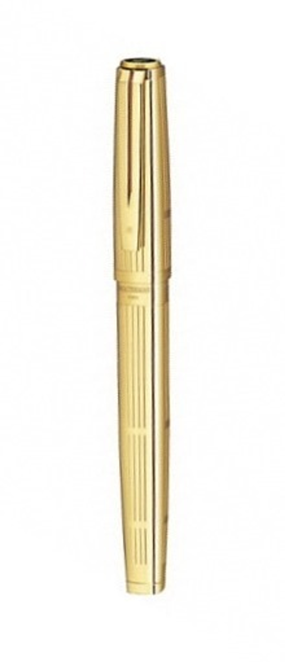 Перьевая ручка Waterman Exception Solid Gold, цвет: Gold (золото),  перо: M/F, перо: золото 18К