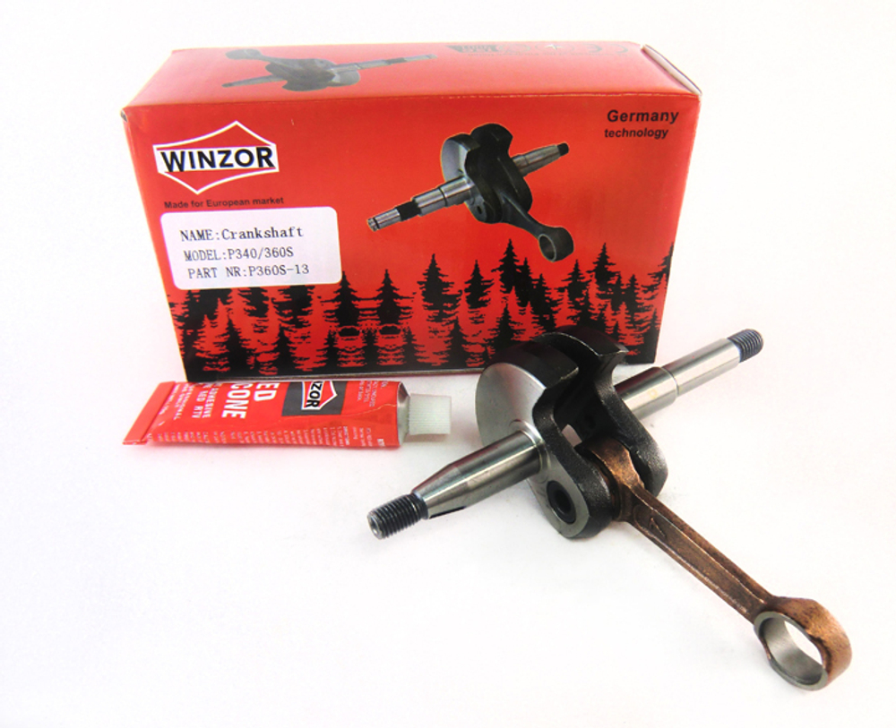 Вал коленчатый б/п Partner 340s/350s/360s (герметик, а: 5747267-01) [Winzor]