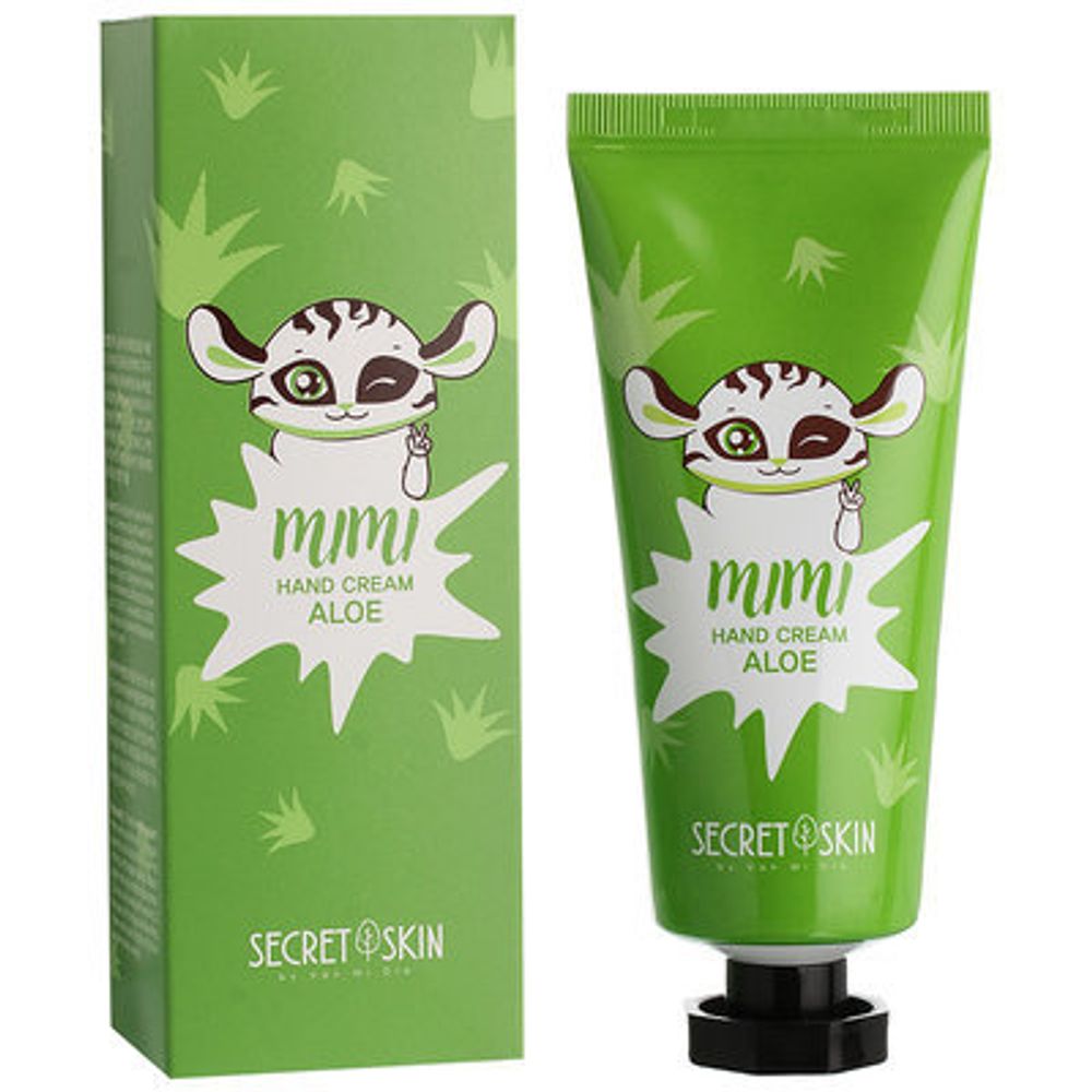 Крем для рук алоэ SECRETSKIN Mimi Hand Cream Aloe 60мл