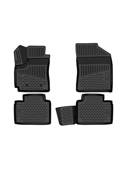 Коврики в салон для FAW Besturn X40 (I) 2016-, 4шт. (Повышенная устойчивость, повышенная износостойкость) FORMAT.3DA08787210K