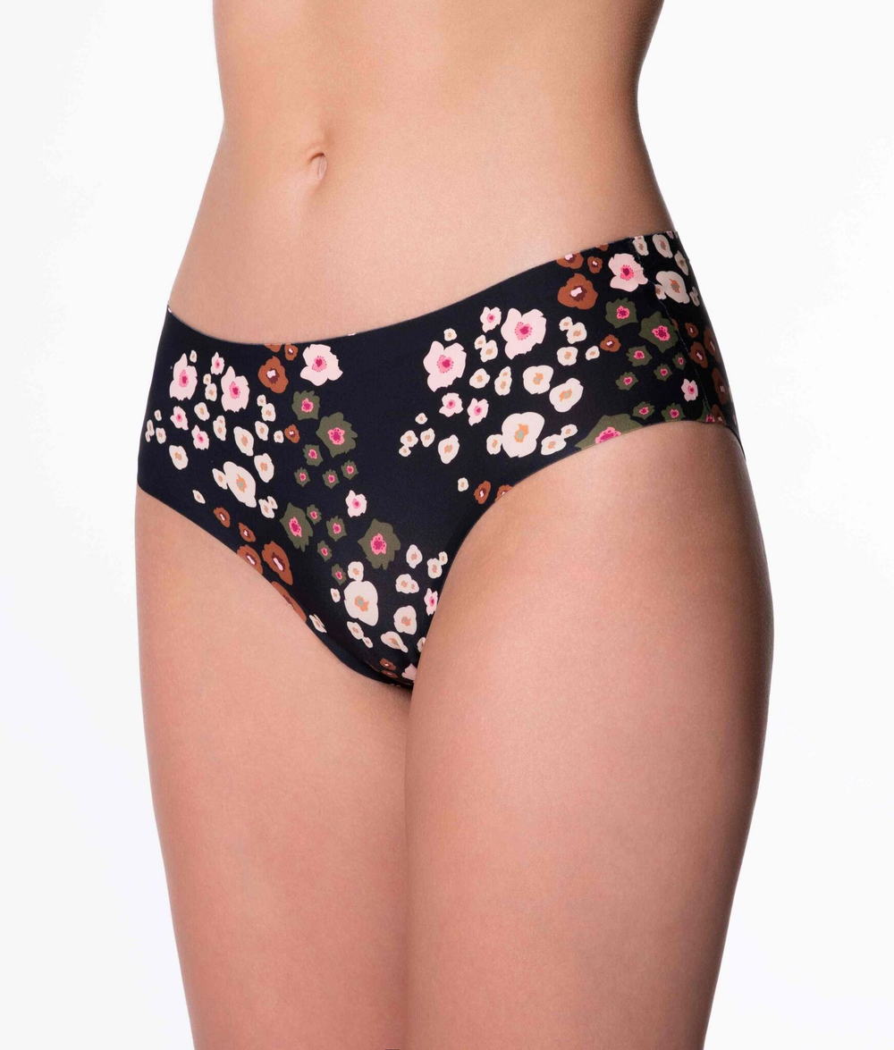 Трусики-слипы Cheekie Peggy Brown (Размер: XL) (Цвет: черный)