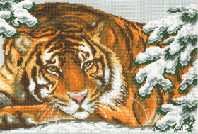 "Амурский тигр"-0356 канва с рисунком