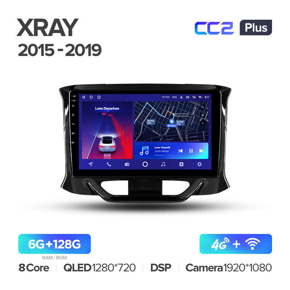 Teyes CC2 Plus 9" для LADA Xray 2015-2019