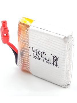 Аккумулятор для квадрокоптера Syma X21 X26 с высоким током разряда (762725) 380mAh