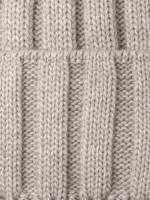 Шапка детская зимняя вязаная с помпоном