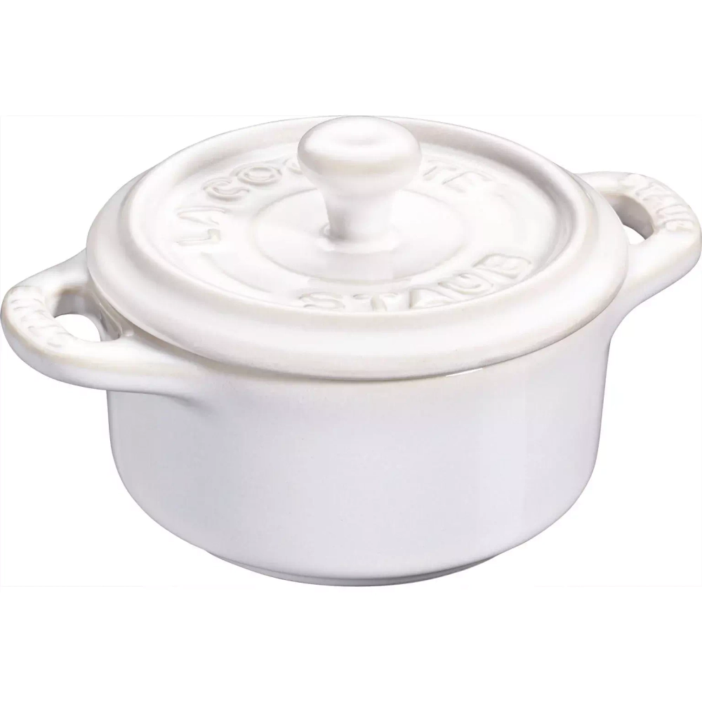 STAUB - Мини-кокотница 200мл, цвет слоновой кости / артикул   40511-997-0  / GTIN 4009839376986