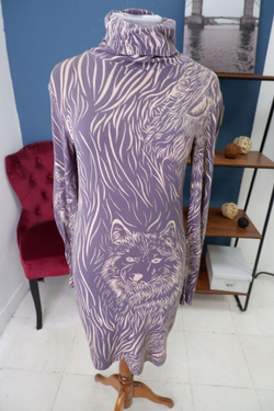 Платье Oodji с принтом 44 размер