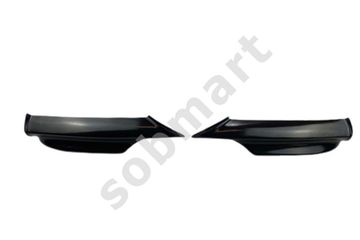Юбка переднего бампера глянцево - черный V.3 для BMW 3 E90 2005-2008 M-Tech