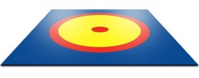 Ковры борцовские для Греко-римской и вольной борьбы на основе ППЭ 10х10 м Одноцв., плотность 140 кг/м3 Юниор, толщ. мата 4 см