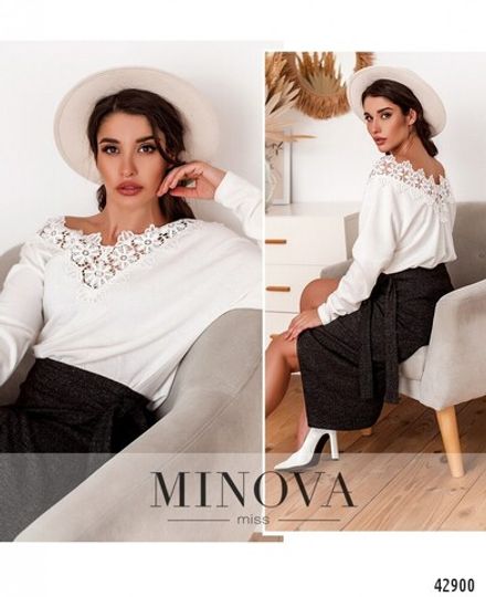 Кофточка 4132-белый Minova Фото 1
