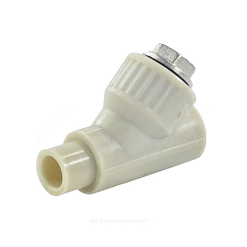 Фильтр PP-R сетчатый серый Дн 25х45гр внутр/наруж пайка VALFEX 10142025Г